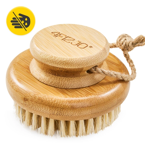 Masážní kartáč na sucho pro jemnou pokožku