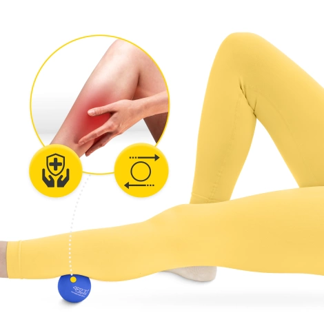 Masážní míček Lacrosse Massage Ball modrý