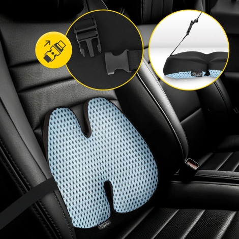 Anatomický polštář na krční páteř modrý