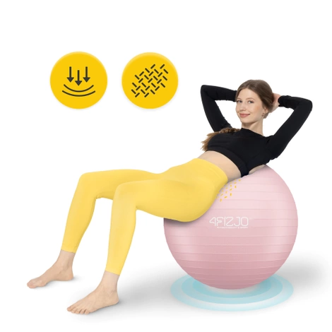 Gymnastický nafukovací míč 85 cm růžový