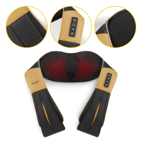 Bezdrátový masážní přístroj na krk SHIATSU ULTRA+