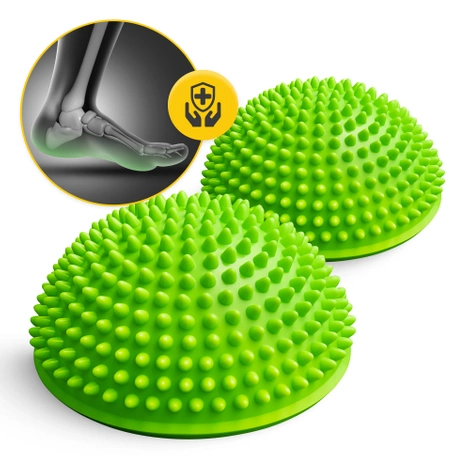 Balanční masážní polokoule 2 ks. zelené