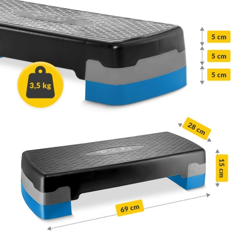 Step na aerobik Standard 2-stupně