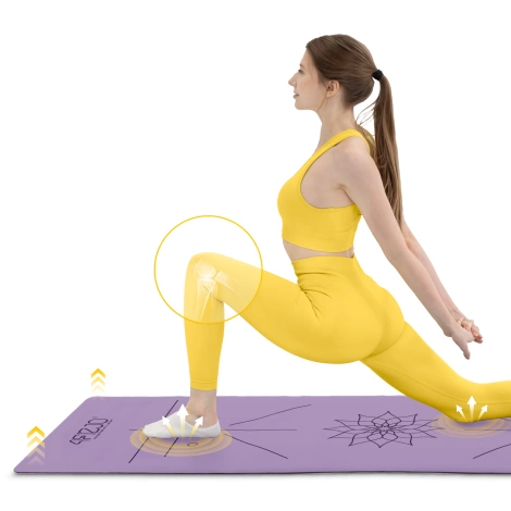 Kaučuková podložka na jógu YOGA MAT 4 mm