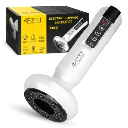 Elektrická masážní baňka proti celulitidě PRO bílá