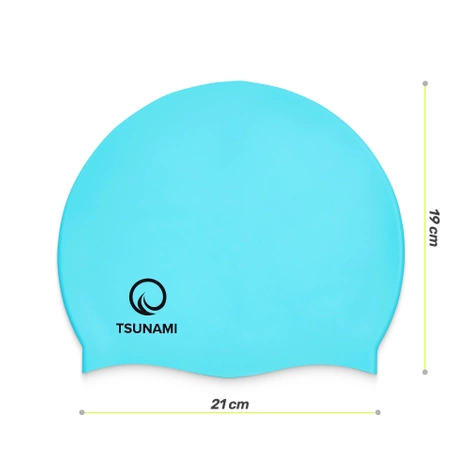 Dětská plavecká čepice TSUNAMI modrá