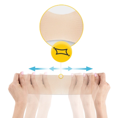 Kohezivní obinadlo 4,5 m × 10 cm béžový