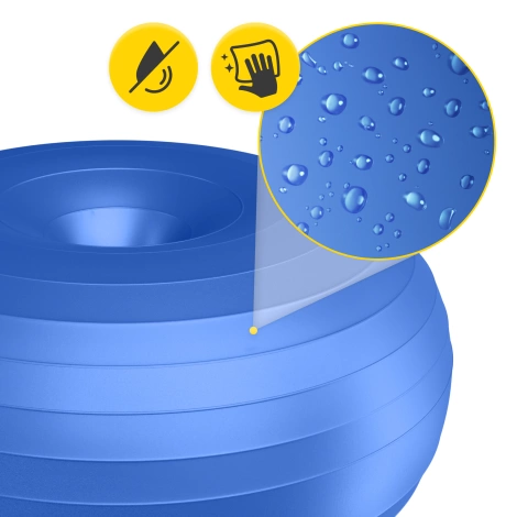 Gimnastický míč DONUT AIR BALL modrý