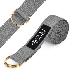 Popruh na jógu šedý