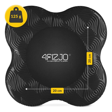 Podložky na jógu pod kolena černé