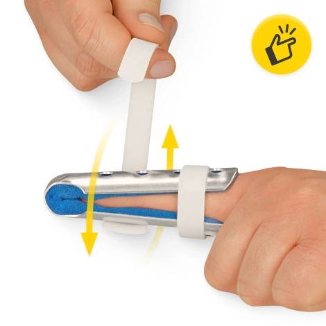 Duralová dlaha pro fixaci prstu MED L