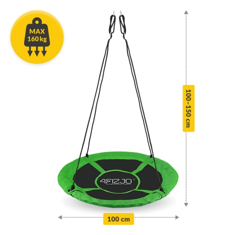 Závěsný houpací kruh L 100 cm