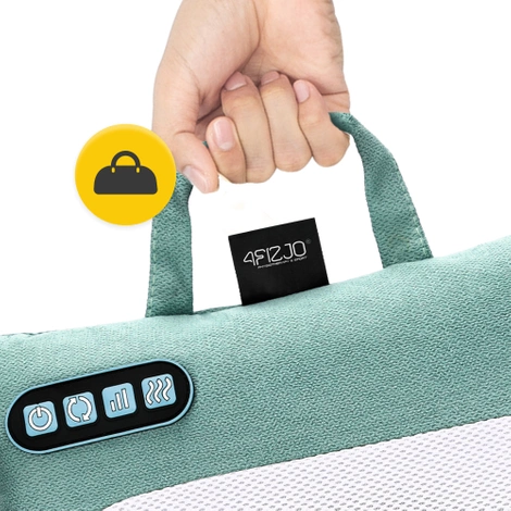 Masážní polštář s vyhříváním LITE zelený