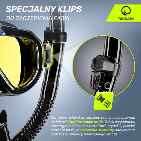 Zrcadlové potápěčské brýle se šnorchlem