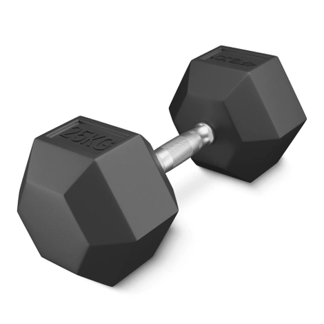 Ocelová činka HEX 1 x 25 kg