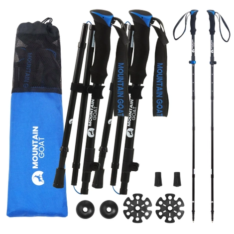 Trekové hole PRO+ modré