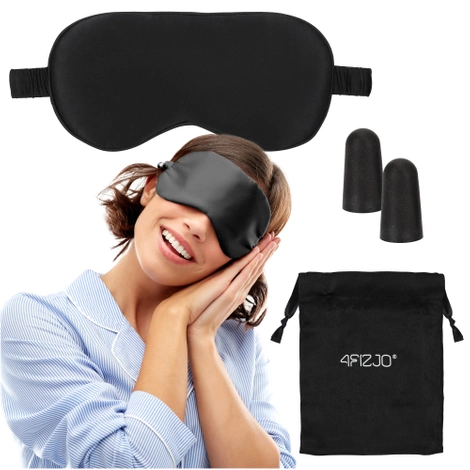 Hedvábná maska na spaní