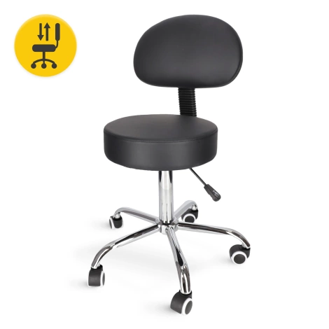 Otočná masážní stolička s opěrkou PURE+