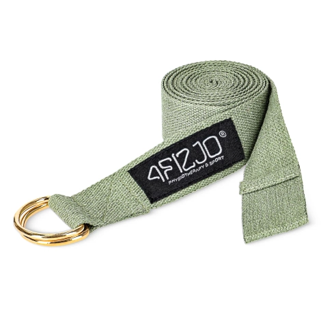 Popruh na jógu khaki