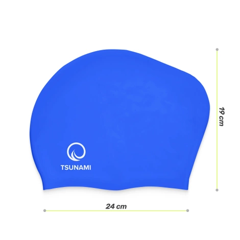 Plavecká čepice unisex TSUNAMI tmavě modrá