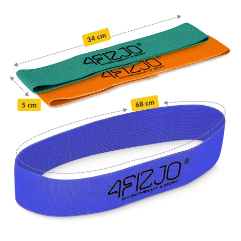 Sada odporových gum FLEX BAND 3 ks.