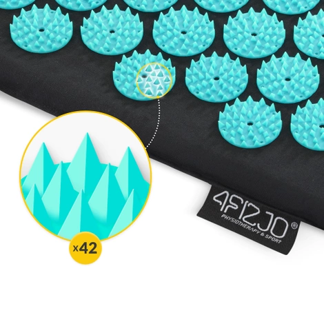 Akupresurní podložka s polštářem modrá