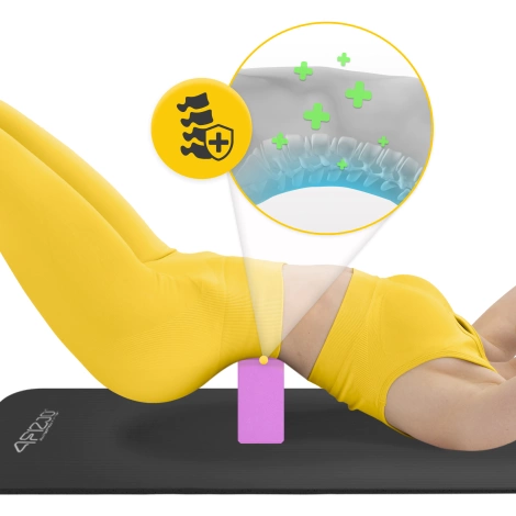 Pěnový blok na jógu růžový