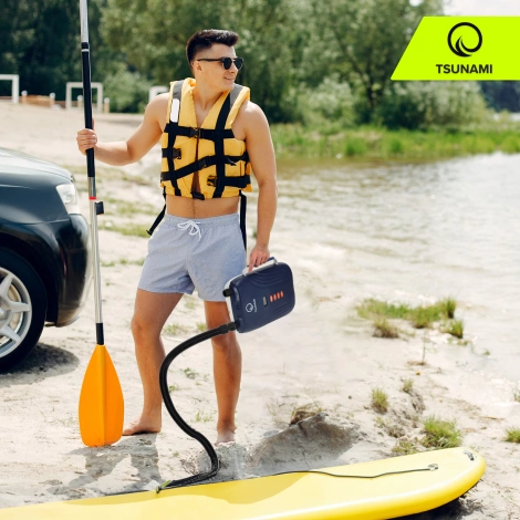 Elektrická pumpa na paddleboard s akumulátorem SUP TSUNAMI