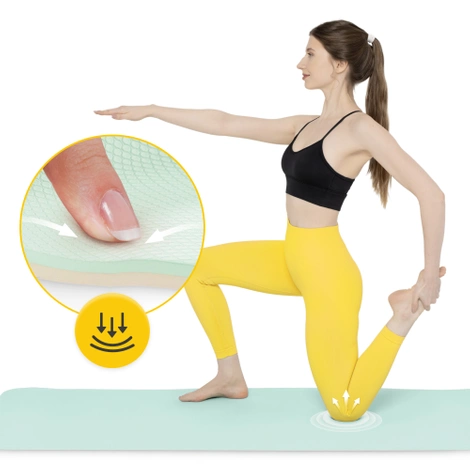 Protiskluzová podložka na cvičení TPE 0,6 cm