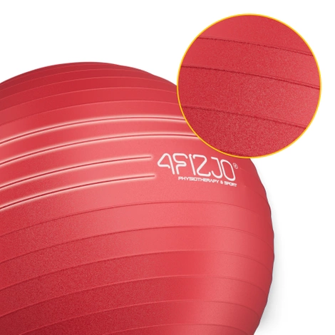 Gymnastický míč 55 cm červený