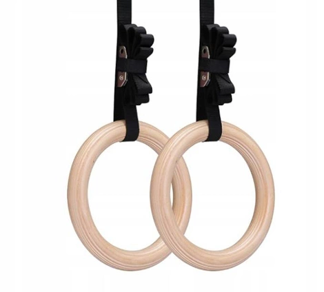 Dřevěné gymnastické kruhy