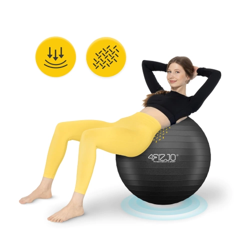 Gymnastický míč 85 cm černý