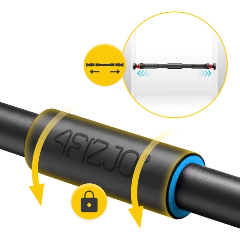 Rozpěrná dveřní hrazda modrá