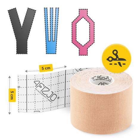 Sada 4 tejpovacích pásek 5 cm x 5 m