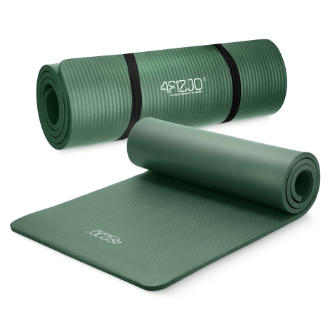Podložka na cvičení YOGA MAT NBR 1,5 cm 180 × 60 × 1,5 cm šalvějová zeleň