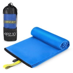 Rychleschnoucí ručník z mikrovlákna 130 x 75 cm modrý