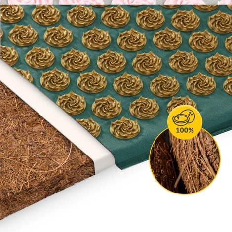 ECO akupresurní podložka s pohankovými slupkami a kokosem