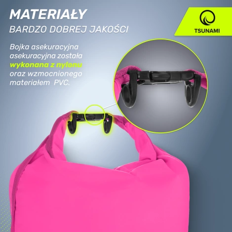 Nafukovací záchranná bójka + Suchá kapsa 2v1 TSUNAMI