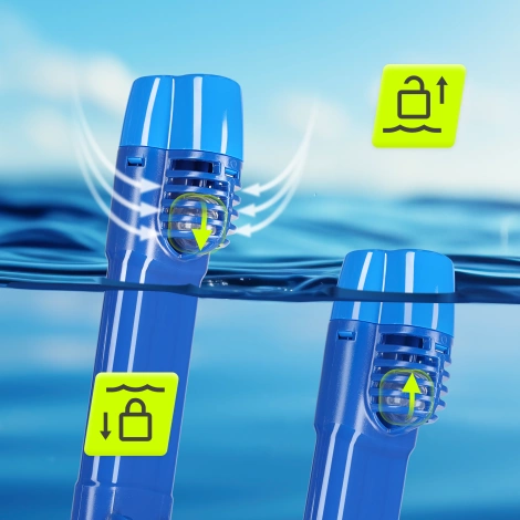 Celoobličejová šnorchlovací maska TSUNAMI S/M