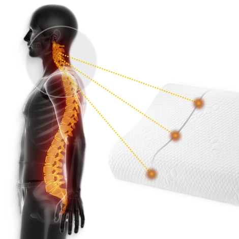 Chladící ortopedický paměťový polštář ERGO SMALL+