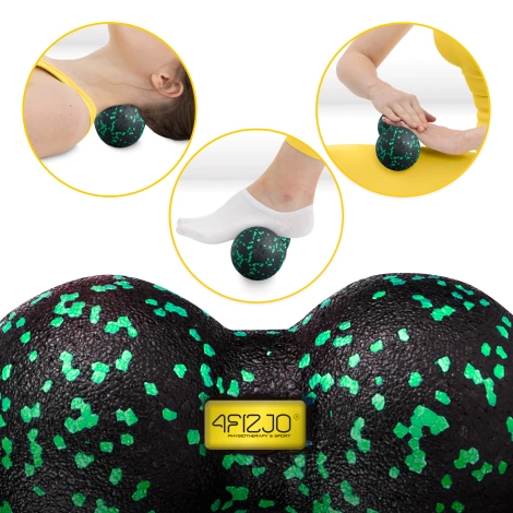 Dvojitý masážní míček EPP 12 cm