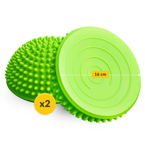 Balanční masážní polokoule 2 ks. zelené