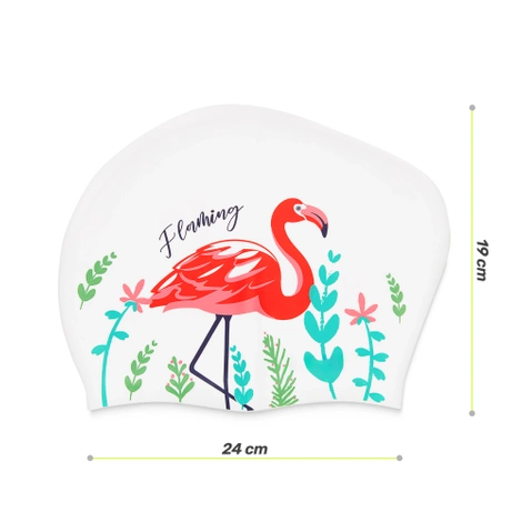 Dámská plavecká čepice TSUNAMI FLAMINGO