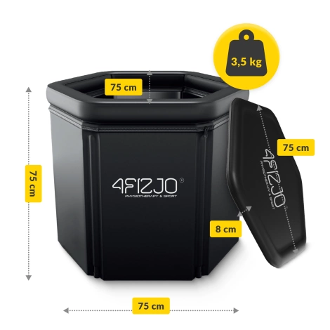 Přenosná vana pro otužování a regeneraci PRO s chladičem