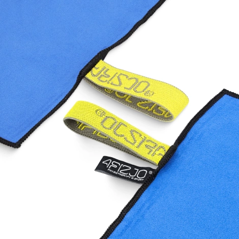 Rychleschnoucí ručník z mikrovlákna 180 x 100 cm modrý