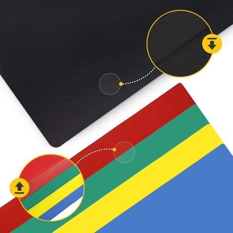 Skládací gymnastická žíněnka XL vícebarevná