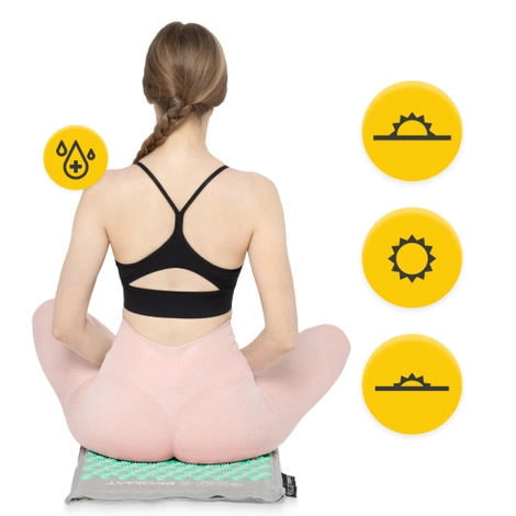 ECO Akupresurní podložka s pohankovými slupkami a kokosem