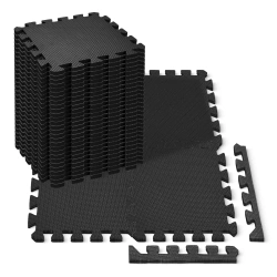 Ochranná podlaha do posilovny PUZZLE 30 x 30 cm 24 ks