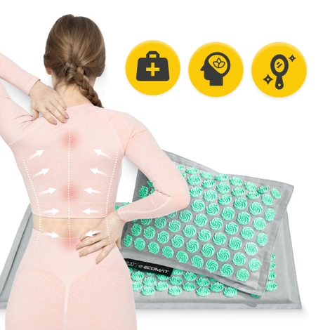 ECO Akupresurní podložka s pohankovými slupkami a kokosem