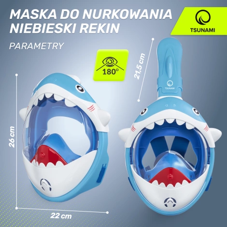 Potápěčská maska pro děti SHARK TSUNAMI